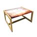 East Urban Home Butterfly Coffee Table, Dreamy Butterflies Over Trees Romantic Fantasy Blurry Sky Design | 15.75 H x 29.13 W x 24.4 D in | Wayfair