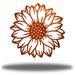 Gracie Oaks Nanke Sunflower Bloom Wall Décor Metal in Brown | 8 H x 8 W x 0.0125 D in | Wayfair 082B56A08F774256BB32D1B14043CF94
