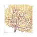 Highland Dunes Modern Seaweed Collection 1 Wall Art Metal in Brown/White/Yellow | 32 H x 32 W x 0.1 D in | Wayfair EF4B1AC03A164CA1B6E53471810CE608