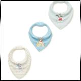 Disney Accessories | Disney Baby Mickey Mouse Donald, & Pluto Baby Boy Bibs | Color: Blue | Size: Osbb