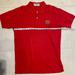 Burberry Shirts | Mens Slim Fit Vintage Burberry S/S Polo With Rare Embroidered Logo! Richest Red! | Color: Gold/Red | Size: Med\ Large