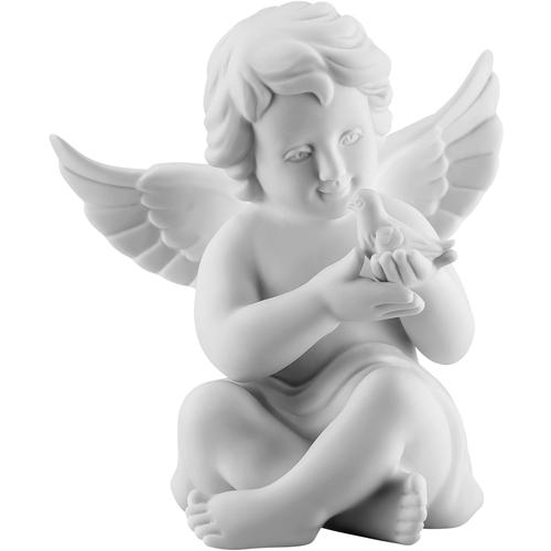 "Engelfigur ROSENTHAL ""Engel mit Taube"" Dekofiguren Gr. B/H/T: 9,3 cm x 10,6 cm x 6,3 cm, weiß Engelfigur Figuren Skulpturen"