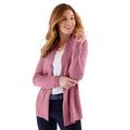 Strickjacke CLASSIC BASICS Gr. 48, rosa (altrosa) Damen Strickjacken