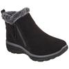 Winterboots SKECHERS "EASY GOING - HIGH ZIP", Damen, Gr. 37, schwarz, Veloursleder, Textil, casual, Schuhe, Winterschuh mit Fellimitatkragen