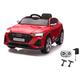 JAMARA 461820 Ride-on Audi e-tron Sportback 12V Softanlauf, 2-Gang, 2,4GHz für Mehrspielerbetrieb, offiziell lizenziert, Elektroauto, rot