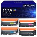 MOOHO 4-Pack 117A Toner Cartridge Compatible for HP 117A 117 W2070A W2071A W2072A W2073A Color Laser MFP 179fwg 178nwg 179fnw 178nw 150a 150nw 179 178 150 Ink (Black Cyan Yellow Magenta)