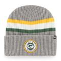 Men's '47 Gray Green Bay Packers Highline Cuffed Knit Hat