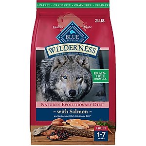 Blue Buffalo Wilderness Salmon Dry Dog Food, 24-lb bag