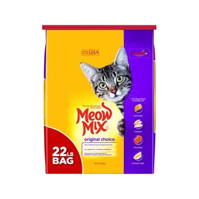 Meow Mix Original Choice Dry Cat Food, 22-lb bag