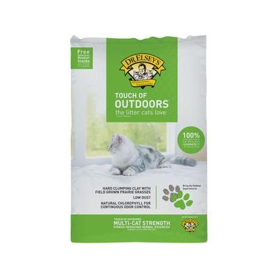 Dr. Elsey's Touch of Outdoors Stress-Reducing Clumping Clay Cat Litter, 20-lb bag