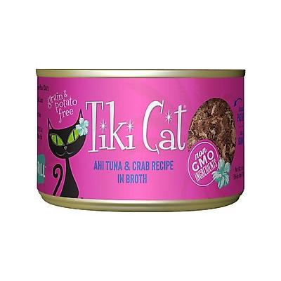 Tiki Cat Ahi Tuna with Crab Canned Cat Food, 6-oz, case of 8