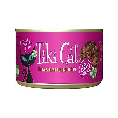 Tiki Cat Tuna in Crab Surimi Consomme Canned Cat Food, 6-oz, case of 8