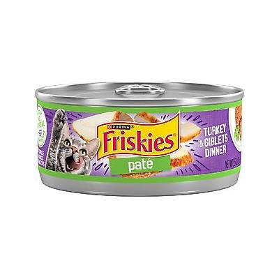 Friskies Classic Pate Turkey & Giblets Canned Cat Food, 5.5-oz, 24 ct