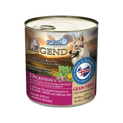 Forza10 Nutraceutic Legend Digestion Icelandic Chicken & Lamb Recipe Grain-Free Canned Dog Food, 13.7-oz can, case of 12