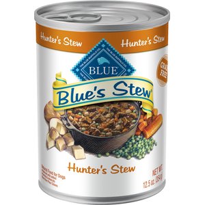 Blue Buffalo Blue's Hunter's Stew Canned Dog Food, 12.5-oz, case of 12