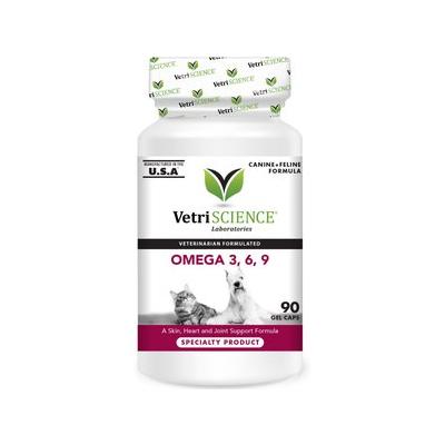VetriScience Omega 3,6,9 System Health Dog & Cat SoftGels, 90 count