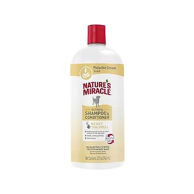 Nature's Miracle Oatmeal Dog Shampoo, 32-fl oz bottle, Pistachio Cream Scent