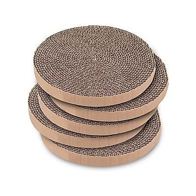 Best Pet Supplies Catify Scratch & Spin Cat Scratcher Replacement Pads, 5 count