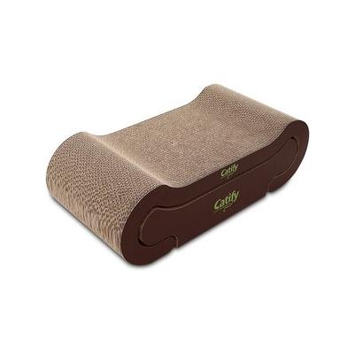 Best Pet Supplies Catify Lounger Cardboard Catnip Scratcher Cat Toy