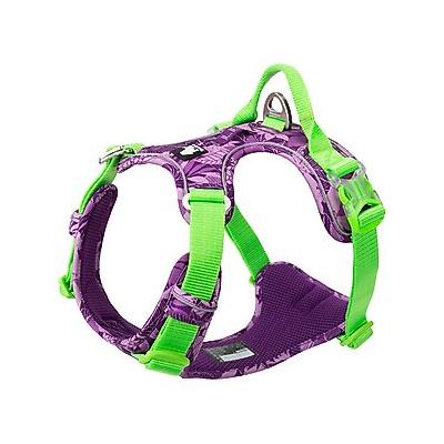 Chai's Choice Best Tropic Thunder Edition No-Pull Dog Harness, Purple, X-Small: 13 to 17-in chest