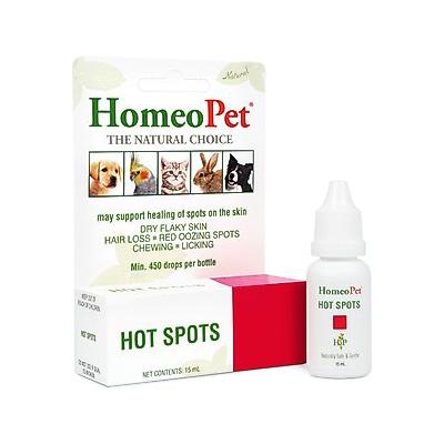 HomeoPet Hot Spots Homeopathic Medicine for Hot Spots for Birds, Cats, Dogs & Small Pets, 450 drops