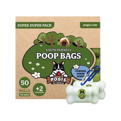 Pogi's Pet Supplies Poop Bags with 2 Dispensers, 750 count