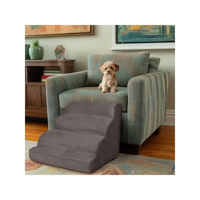 Snoozer Pet Products Orthopedic Scalloped Dog Ramp, Dark Chocolate, Small