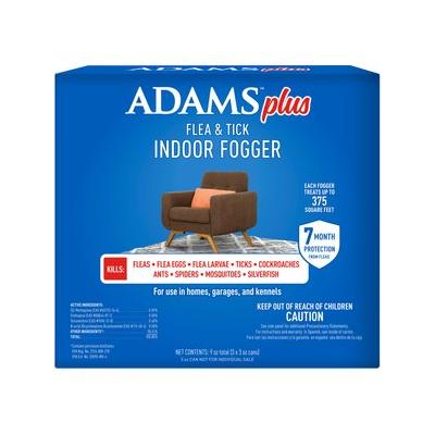 Adams Plus Flea Control Indoor Fogger, 9-oz