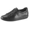 Schnürschuh ECCO "Ecco Soft 2.0", Damen, Gr. 38, schwarz, Leder, sportlich, Schuhe, Freizeitschuh, Halbschuh, Schnürschuh mit dezenter Logo Prägung