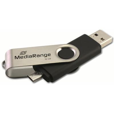Mediarange - USB-Stick MR931-2, usb 2.0 und und Micro, 16 gb