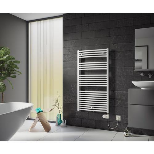 XIMAX Elektrobetrieb Badheizkörper Alpha rein elektrisch Weiss-C rein elektrisch Weiss 1454 x 600