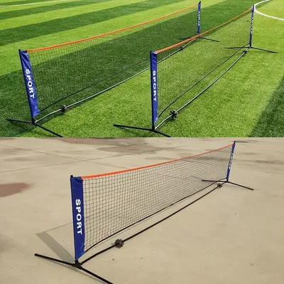Filet d'entraînement de tennis en maille simple filet de badminton entraînement de volley-ball en