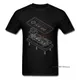 80 s jeu t-shirts hommes hauts et t-shirts jeunesse cadeau d'anniversaire T-shirt noir à manches