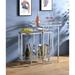 Serving Cart Sets with Bar Table, Bar Cart with 3 Tier Shelf and 5 mm Tempered Glass for Dining Room,Living Room