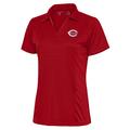 Women's Antigua Red Cincinnati Reds Logo Tribute Polo