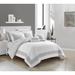 New York & Company NYCO Gibson 9 Piece Reversible Comforter Set, King Grey Polyester/Polyfill/Microfiber in Gray | Queen | Wayfair BCS33611-WR