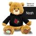 Black Louisville Cardinals Personalized Plush Polly Bear