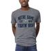 Men's League Collegiate Wear Heather Gray Notre Dame Fighting Irish 1274 Victory Falls T-Shirt