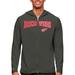 Men's Antigua Charcoal Detroit Red Wings Legacy Full-Zip Hoodie