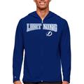 Men's Antigua Royal Tampa Bay Lightning Legacy Full-Zip Hoodie