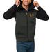 Men's Antigua Black/Charcoal Chicago Blackhawks Protect Full-Zip Hoodie