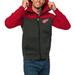 Men's Antigua Red/Charcoal Detroit Red Wings Protect Full-Zip Hoodie