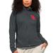 Women's Antigua Heather Charcoal Houston Cougars Course Full-Zip Jacket