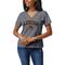 Women's League Collegiate Wear Heather Gray Lehigh Mountain Hawks Intramural Boyfriend V-Neck T-Shirt