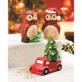 The Holiday Aisle® Janes Truck Salt & Pepper Shaker Ceramic in Green/Red | 3.5 H x 2 W x 3.5 D in | Wayfair 967C1F5CD07A412B9AB1D9A1DAAE1F9A