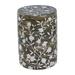 Winston Porter Iayla 18" Tall Ceramic Garden Stool Ceramic in Brown/Gray/White | 18 H x 13 W x 13 D in | Wayfair 82074477AF0640C29BEF99462C4E1D88