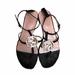 Gucci Shoes | Gucci Suede Crystal Gg Thong Sandal | Color: Black/Silver | Size: 6