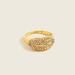 J. Crew Jewelry | Jcrew Jcrew Kiss Pave Ring Sz 8 Nwt | Color: Gold/Pink | Size: 8