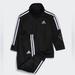 Adidas Matching Sets | Adidas 3 Stripe Tricot Track Jacket & Pants Set | Color: Black/White | Size: 12mb