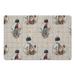 18 x 27 x 1 in Kitchen Mat - The Holiday Aisle® Dortha Gnome Globe Kitchen Mat Synthetics | 18 H x 27 W x 1 D in | Wayfair